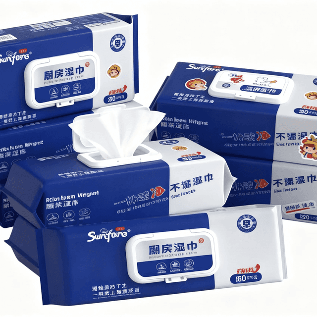 Labels for wet wipes