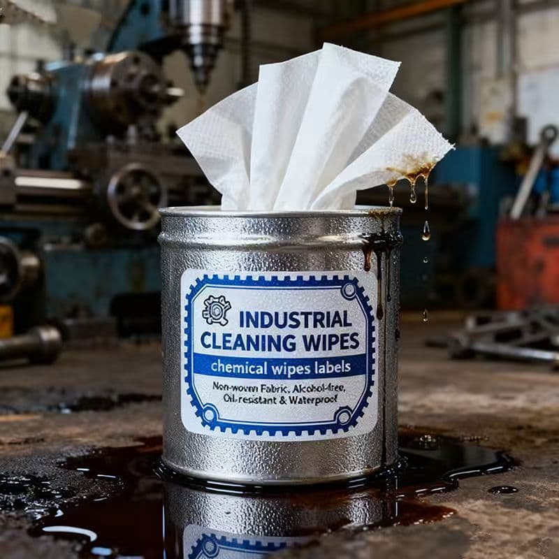 Industrial Cleaning Wipes Labels Industrial Cleaning Wipes Labels